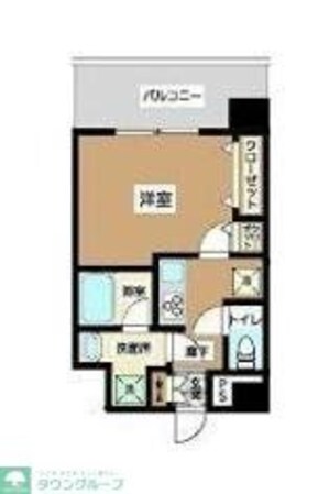 JU TOWER FRONT 北斎Stの物件間取画像